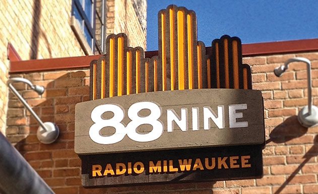 88.9 Radio Milwaukee facility signage