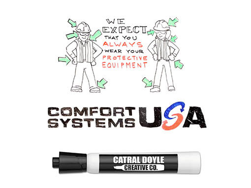 Comfort Systems USA Safety Whiteboard Video