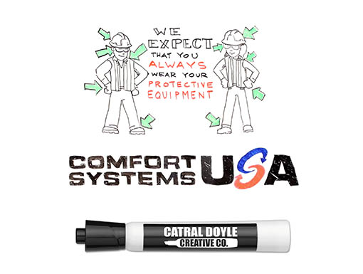 Comfort Systems USA Safety Whiteboard Video