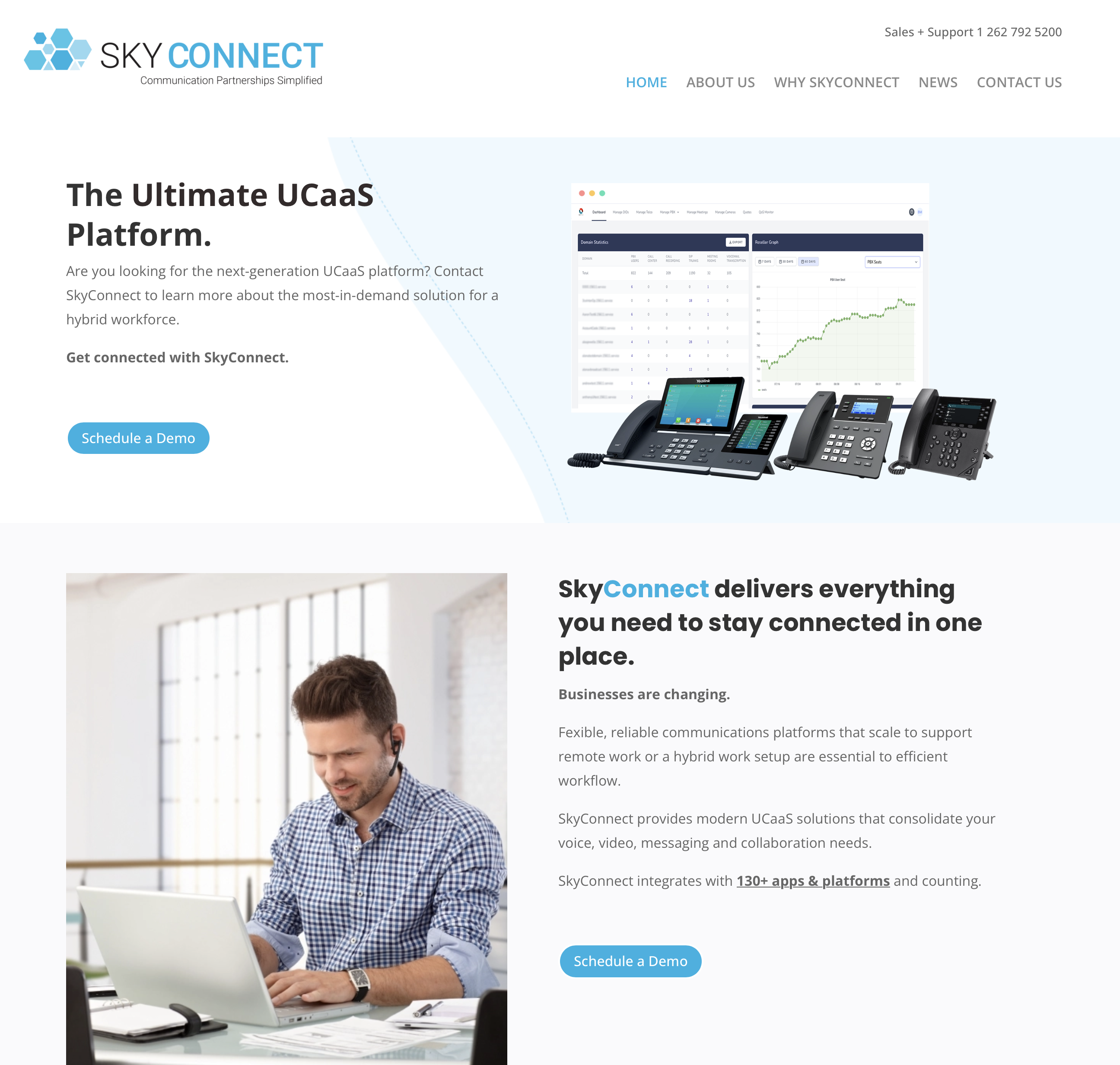 Sky Connect Branding and Website Development