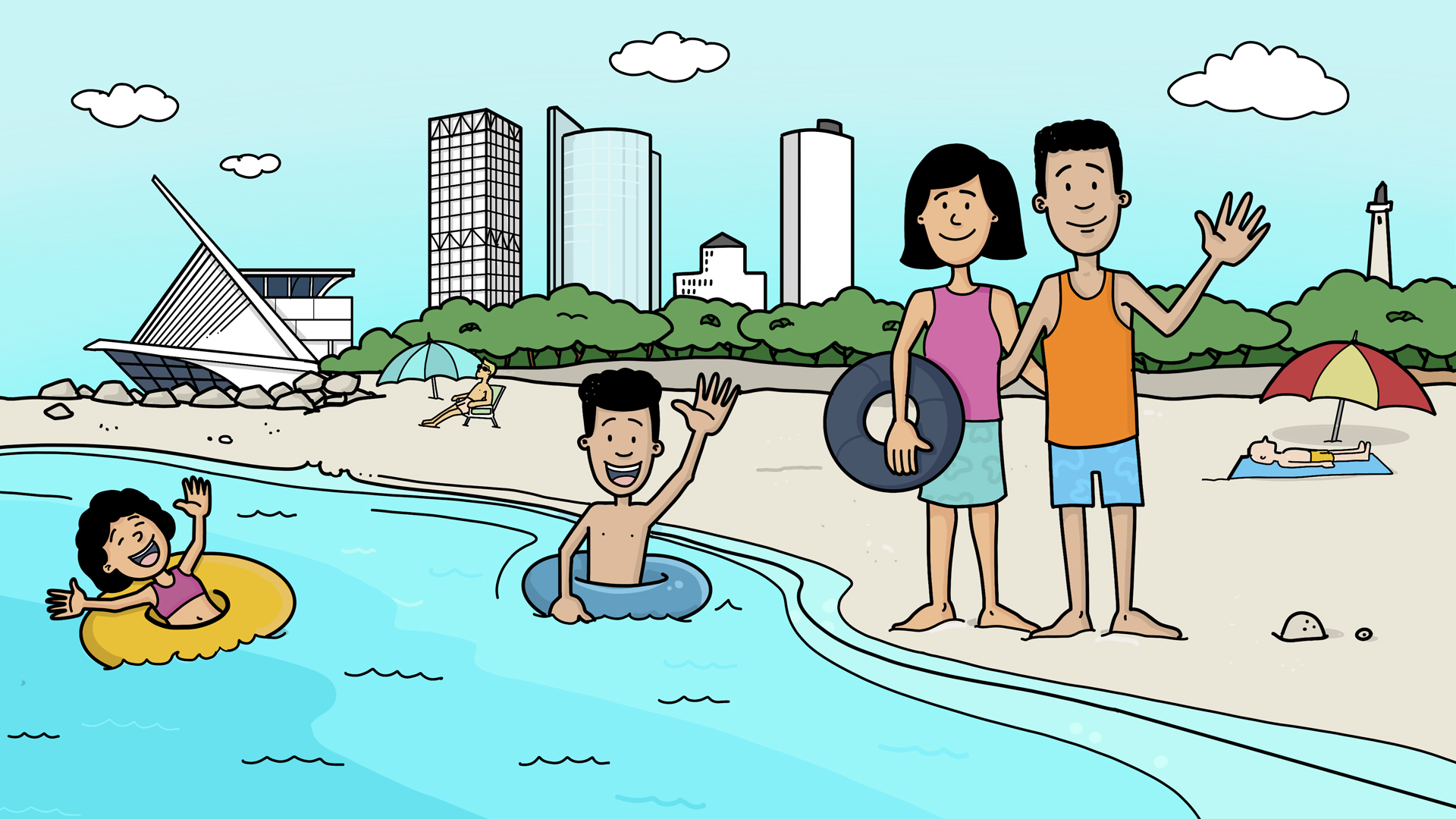 Milwaukee Riverkeeper “Swimmable Beaches” Whiteboard Animation